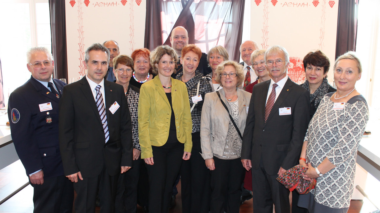 Die Delegation aus Rheinland-Pfalz.