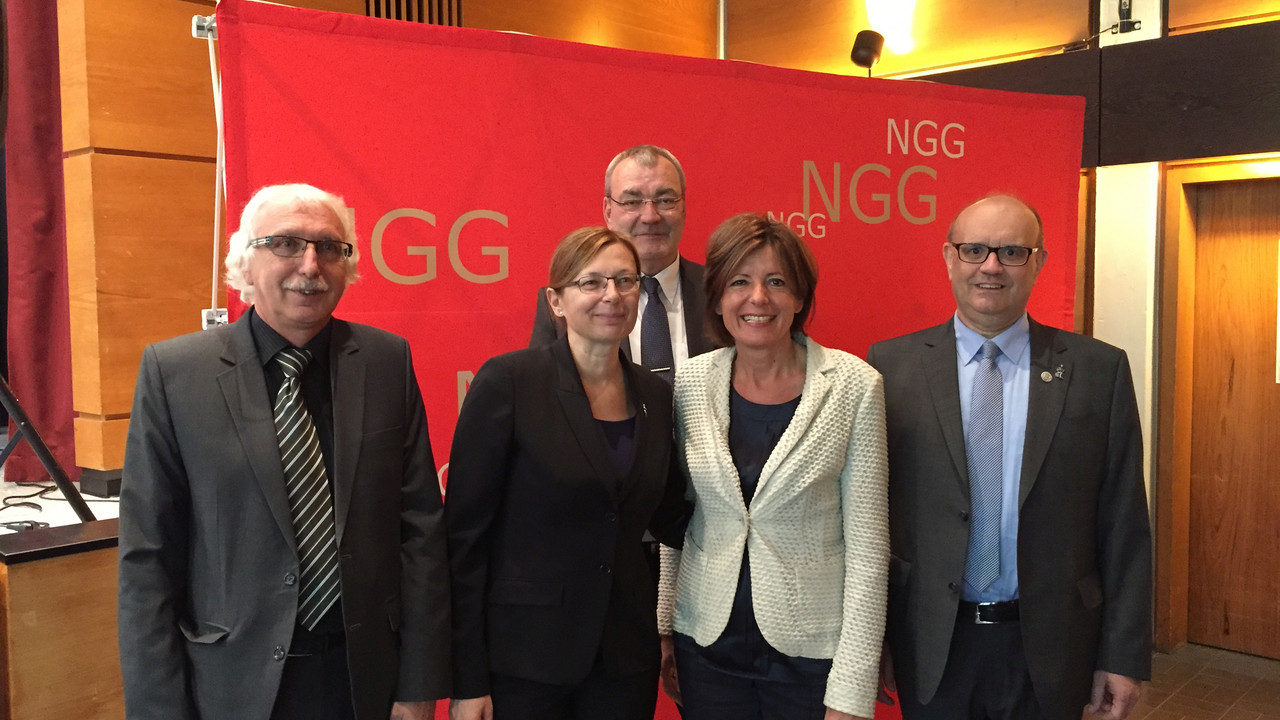 Ministerpräsidentin Malu Dreyer würdigt NGG; Foto: Staatskanzlei RLP