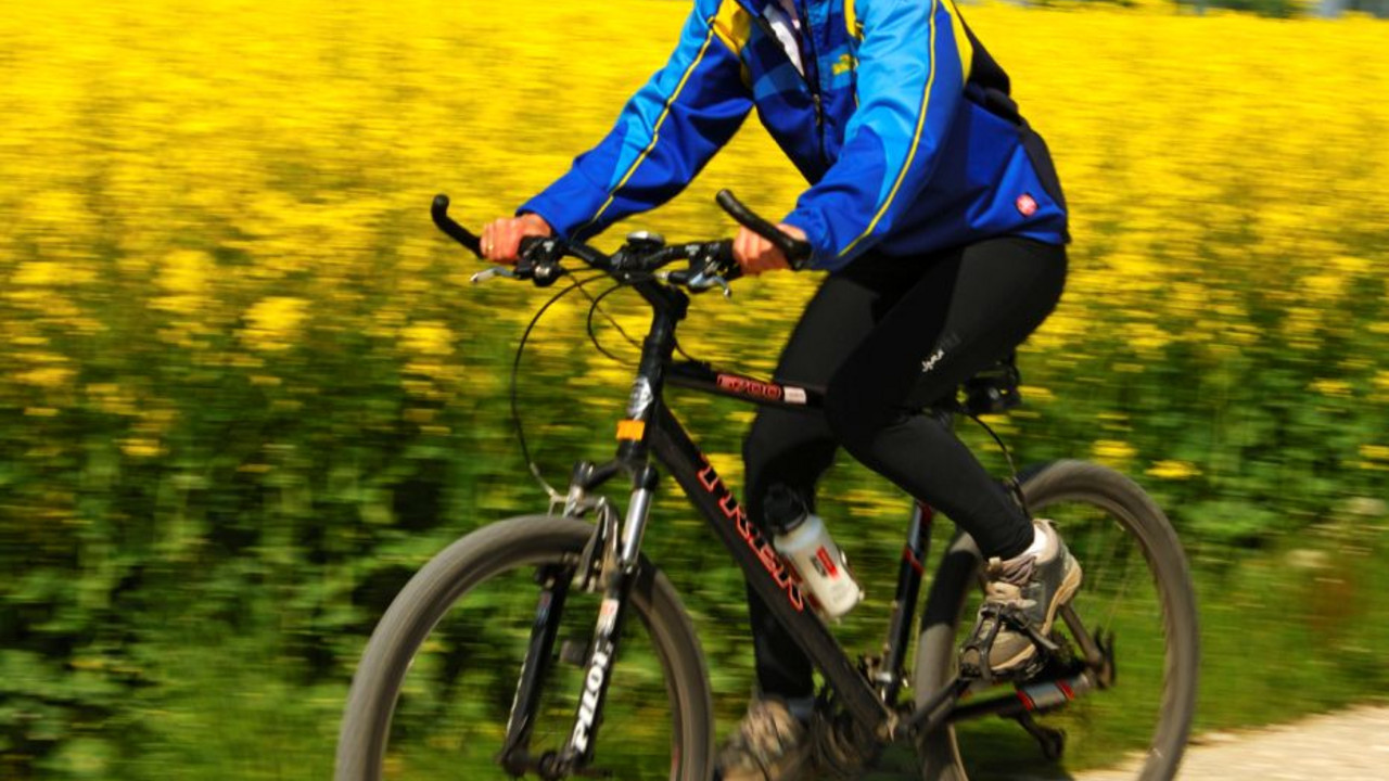Radfahrerin; Bild: rlp-Archiv