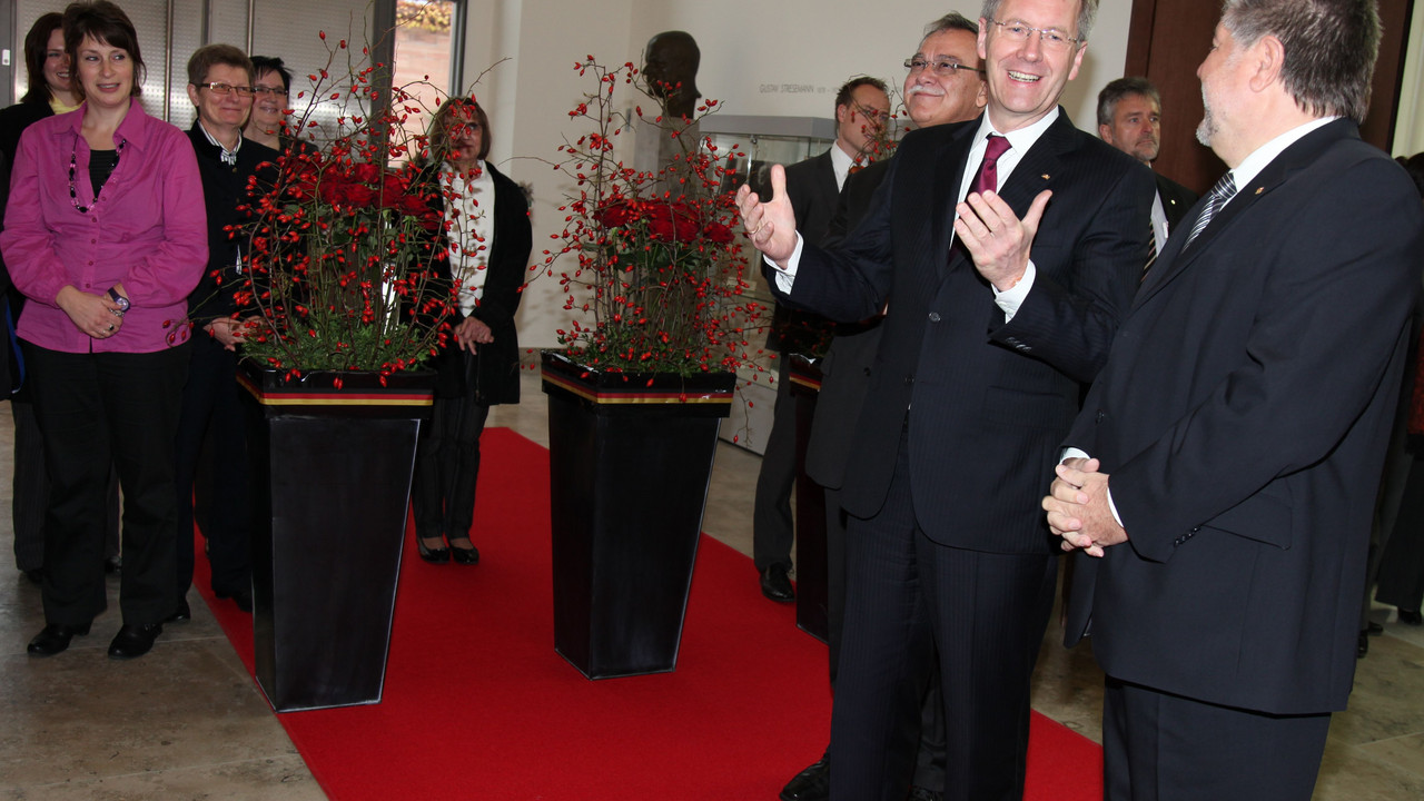 Besuch der Staatskanzlei; Bild: Wallrath