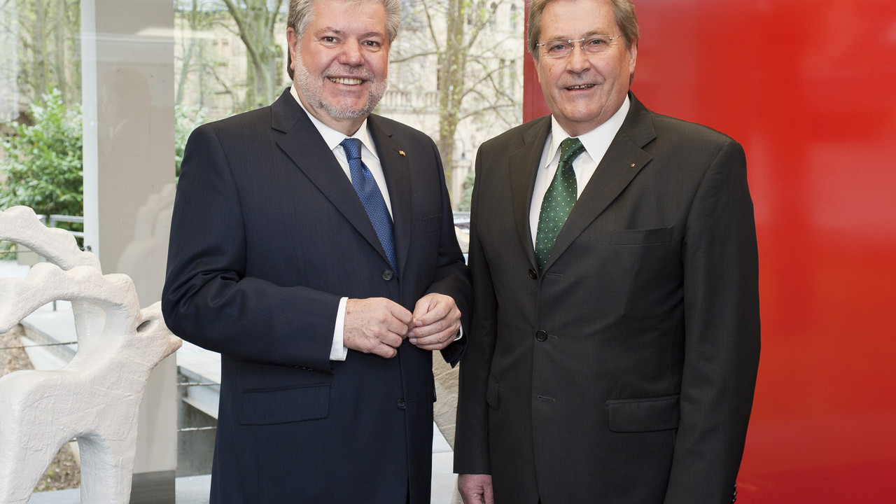 Ministerpräsident Beck und Hans Otto Streuber, Bild: sv-rlp.