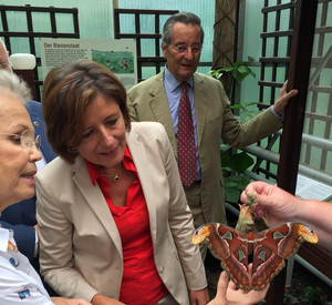 Ministerpräsidentin Dreyer besucht den Schmetterlingsgarten