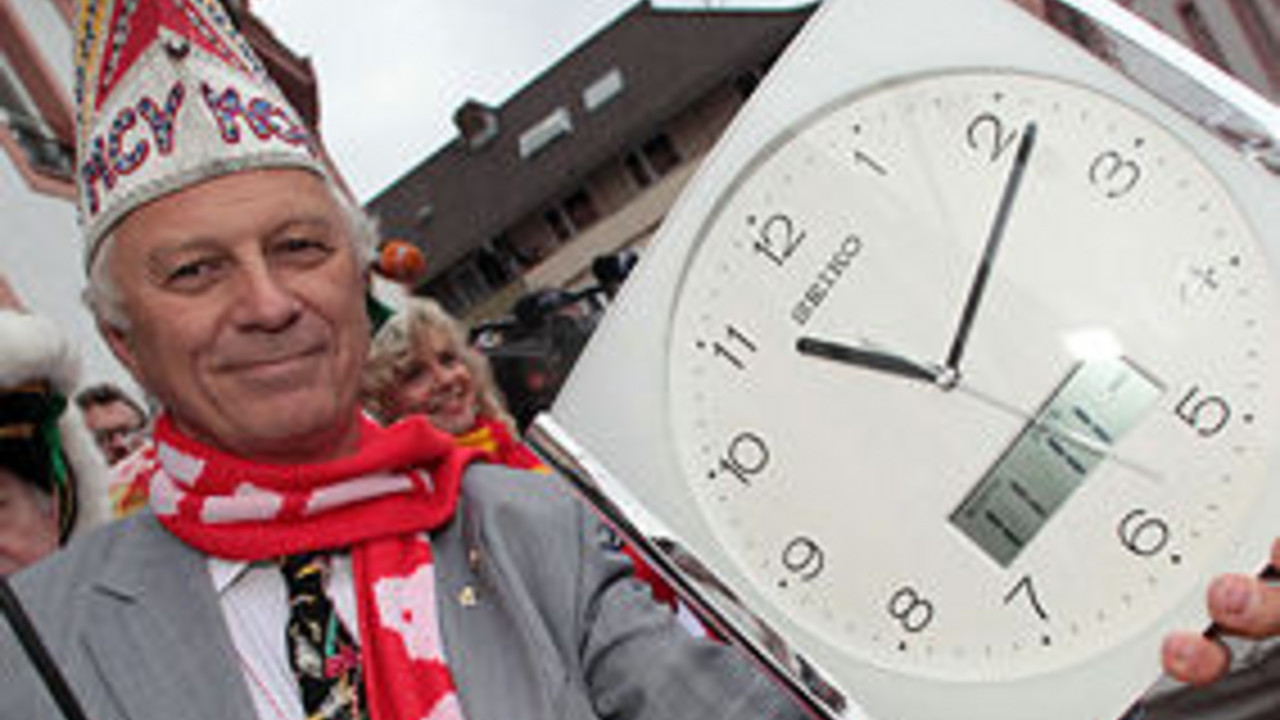 Narren feiern in Mainz