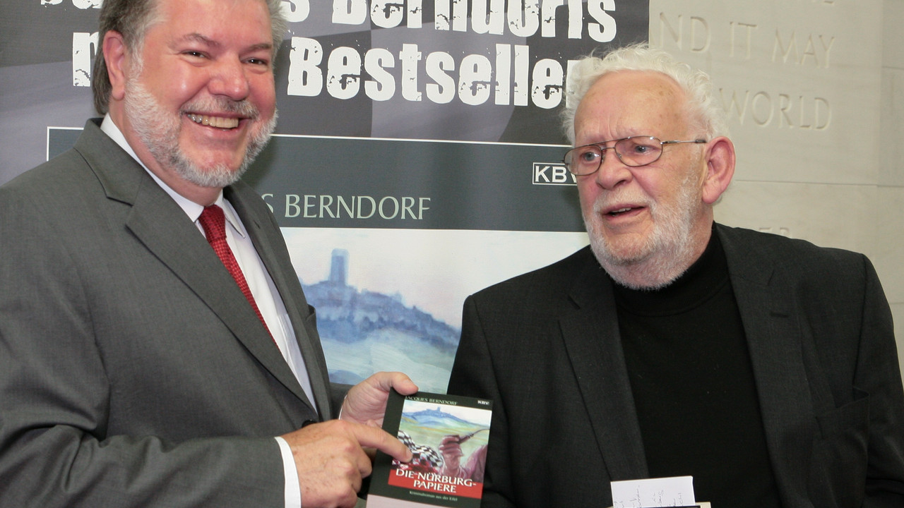 Ministerpräsident Beck und Jacques Berndorf; Bild: Pipprich