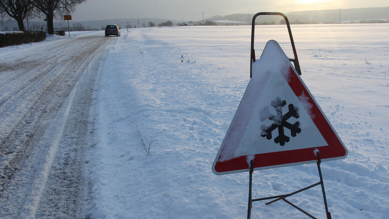 Schnee in Rheinland-Pfalz; Bild: dpa