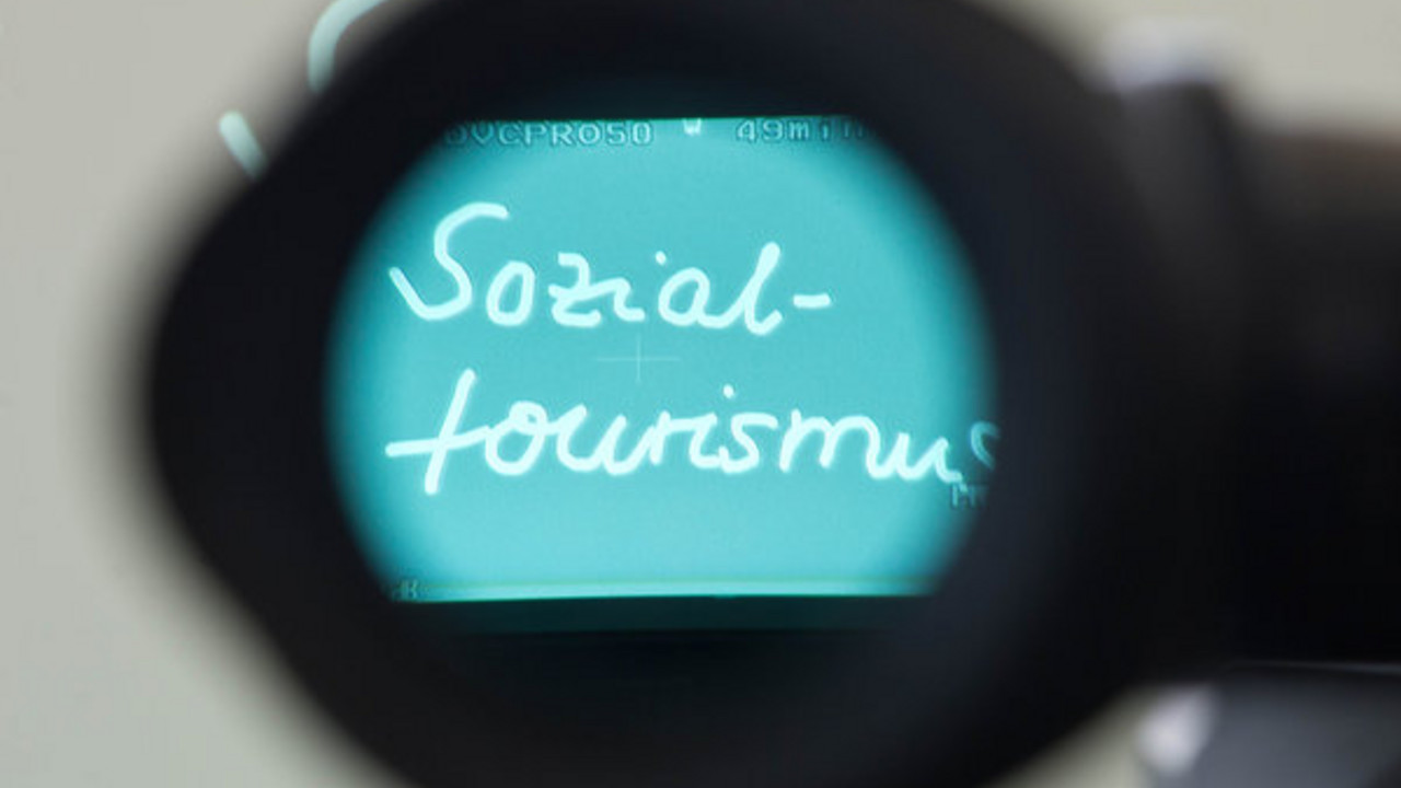 Unwort des Jahres 2013: Sozialtourismus; Bild: dpa