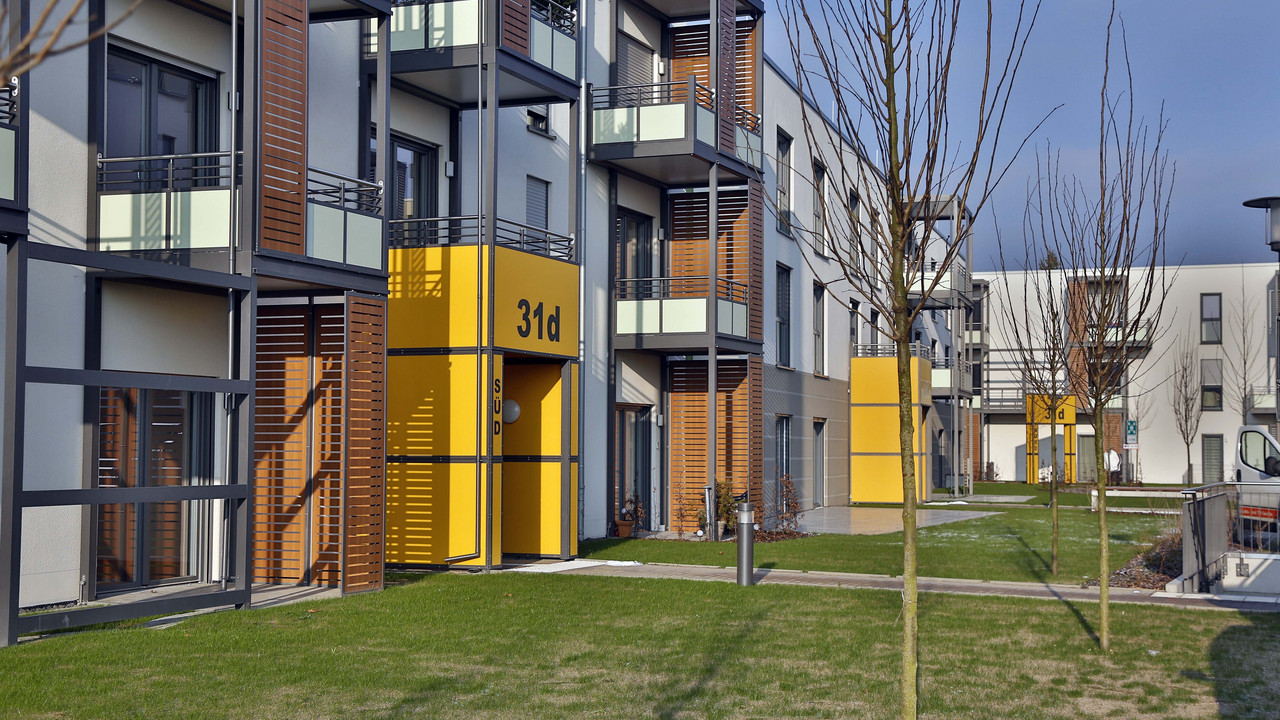 Einweihung der Wohnanlage "An den Reben" in Mainz