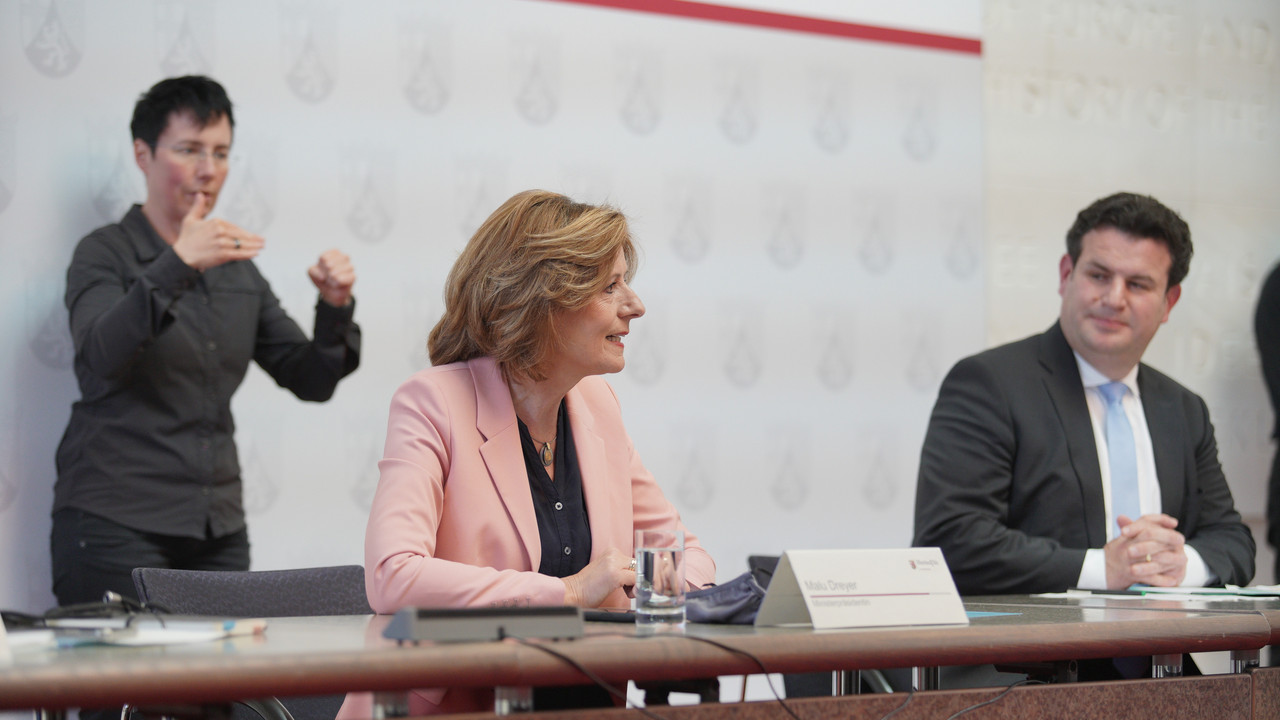 Pressekonferenz zum Kurzarbeitergeld