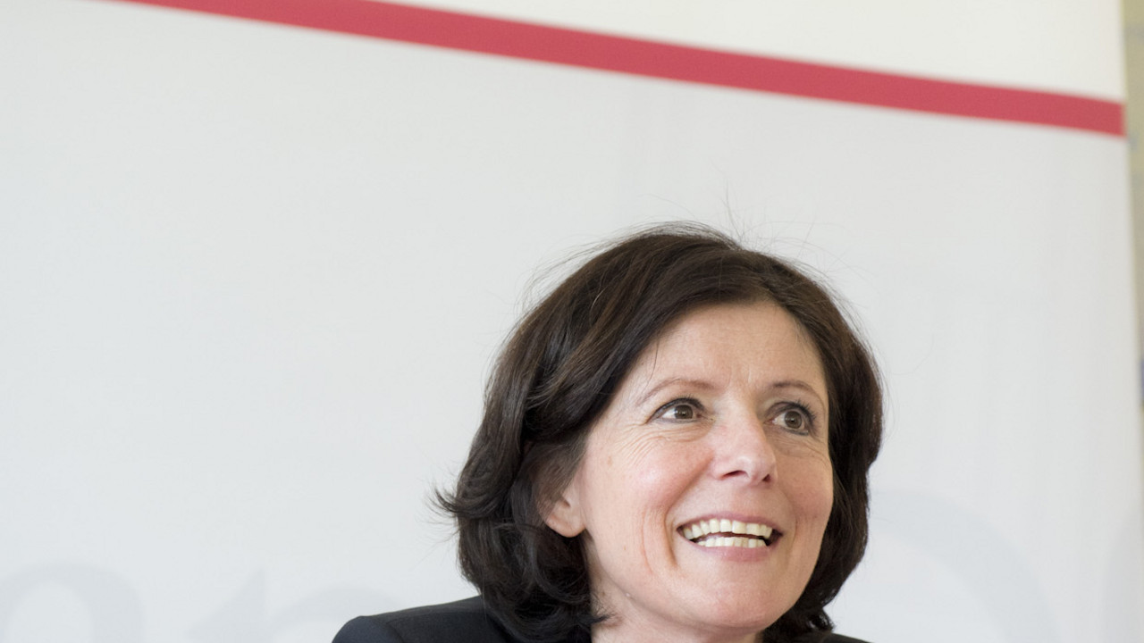 Ministerpräsidentin Malu Dreyer bei der Pressekonferenz;