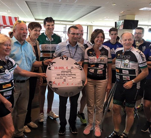 Start der Benefiz-Radtour