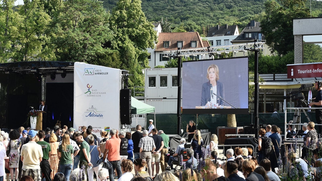 Gedenken zum Jahrestag der Flutkatastrophe