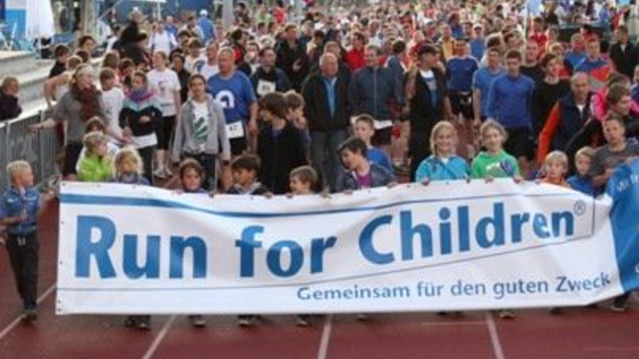 Aufnahme vom Benefizlauf „Run for Children"-2011 in Mainz; Bild: Internetseite „Run for Children"