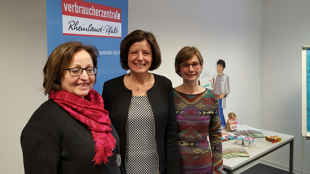 Ministerpräsidentin Malu Dreyer in der Verbraucherzentrale Trier