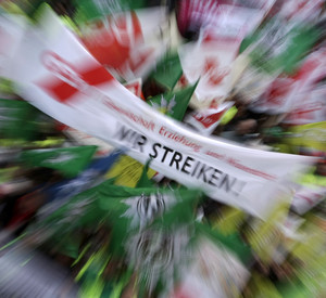 Streik; Bild: dpa