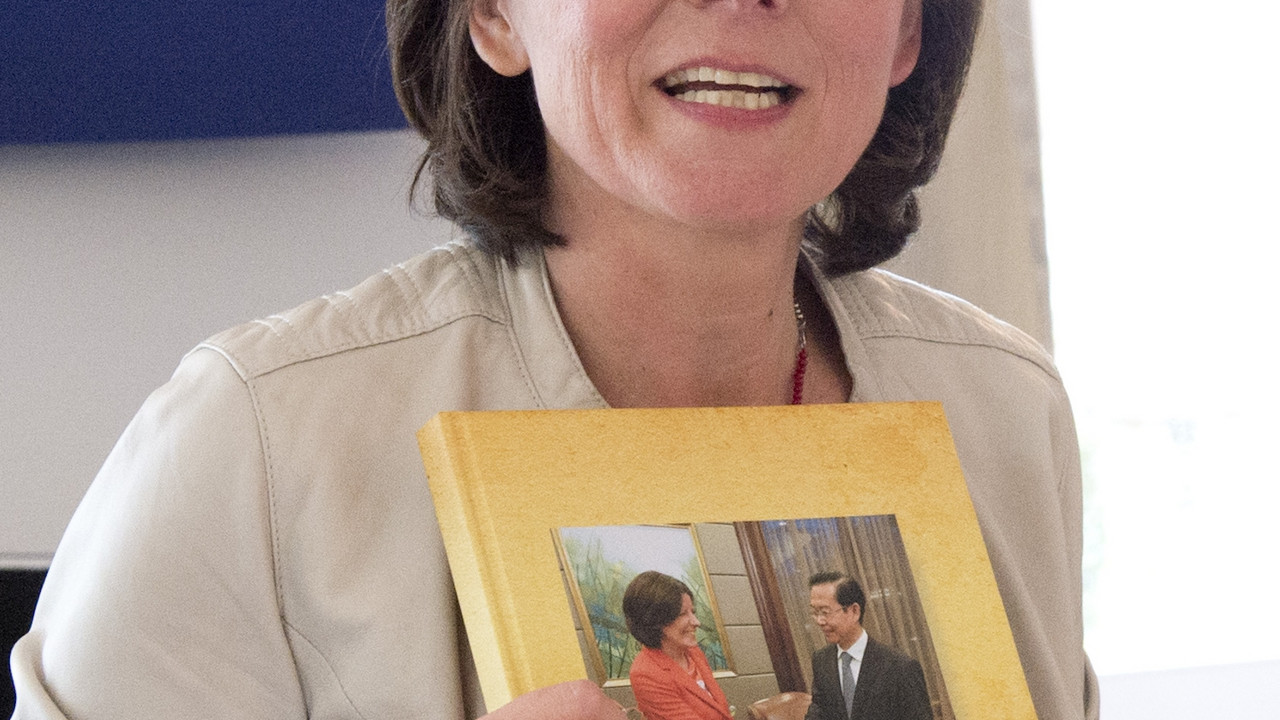 Ministerpräsidentin Malu Dreyer nach ihrer Rückkehr aus China; Foto: Peter Pulkowski / © Staatskanzlei
