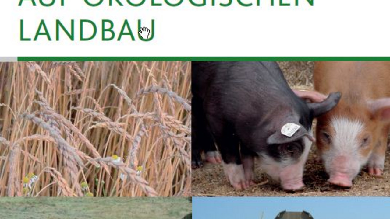 Titel der Broschüre zum Ökolandbau; Bild: MULEW