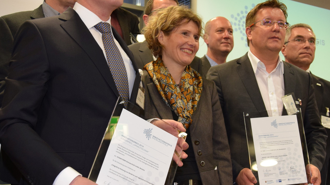 Verleihung des Innovationspreises 2014; Bild: mwkel