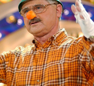 Der Mainzer Fassenachter Norbert Roth 2003 bei  "Mainz bleibt Mainz, wie es singt und lacht"; Bild: dpa-Archiv