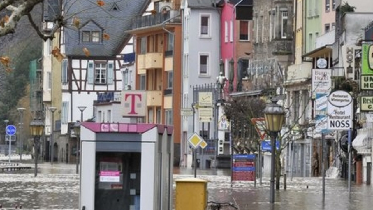 Hochwasser in Cochem; Archivbild: dpa