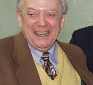 Fred Oberhauser, Preisträger der Zuckmayer-Medaille des Jahres 1994, bei der Preisverleihung im Jahre 1999. Bild: rlp-Archiv