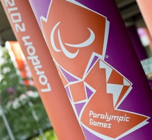 Logo der Paralympics in London; Bild: dpa