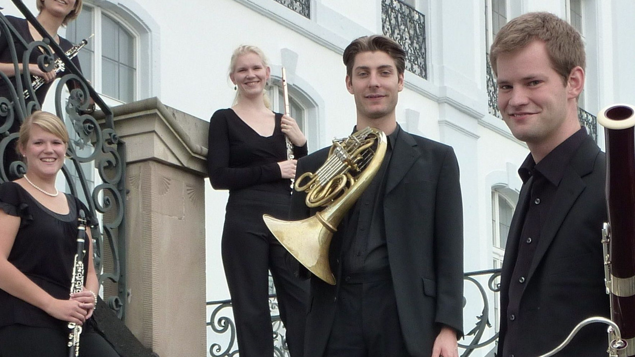 Bläser-Ensemble "Pentaillance"; Bild: Villa Musica