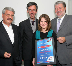 Preisverleihung; Bild: Hülpüsch