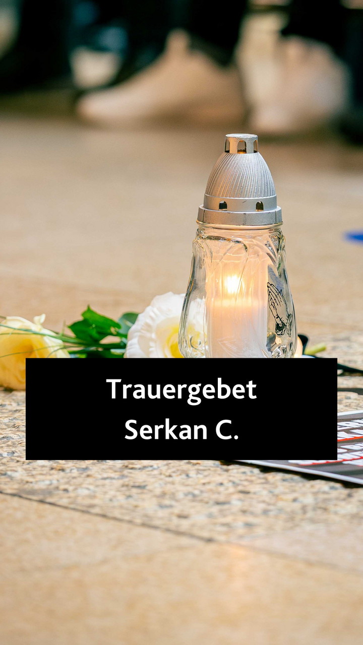 Zu sehen ist eine Gedenkkerze.