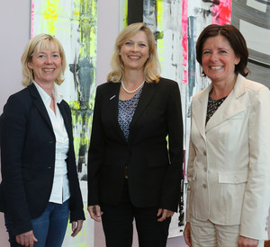 Ministerpräsidentin Malu Dreyer und Prof. Dr. Babette Simon; Bild: Alexander Sell