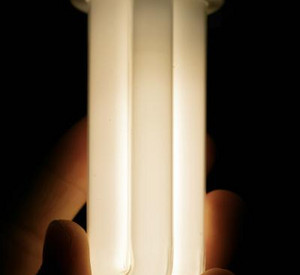 Energiesparlampe; Bild: dpa