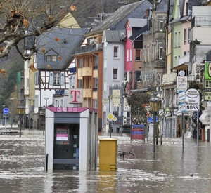 Hochwasser in Cochem; Archivbild: dpa