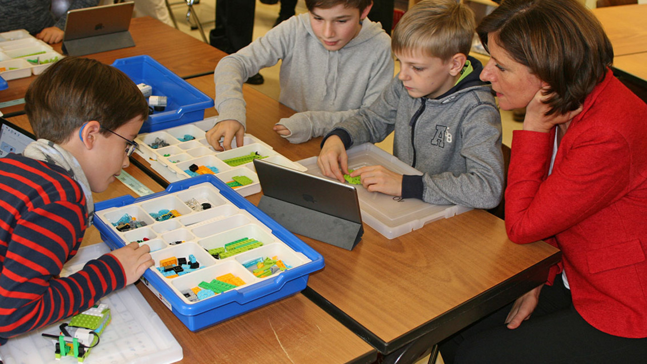 In der Grundschule am Gartenfeld in Dolgesheim