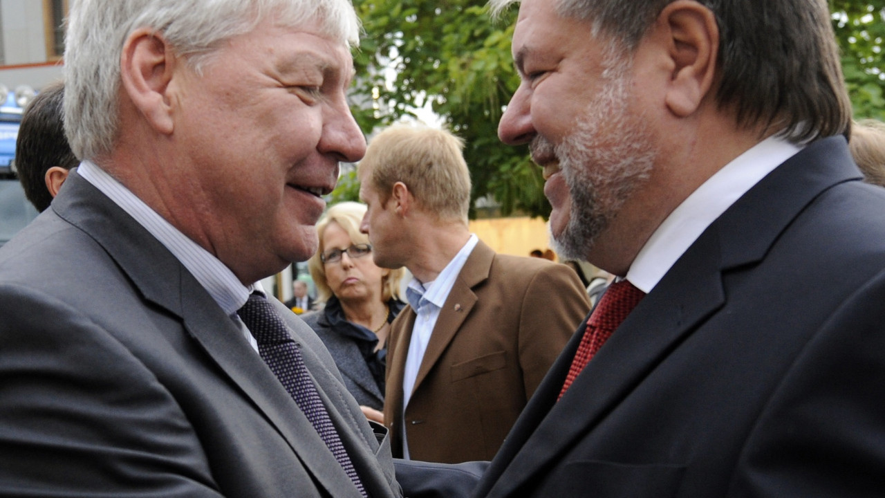 Michael Sommer und Kurt Beck; Bild: dpa