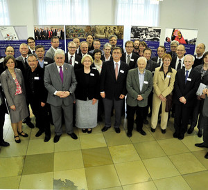 Buchvorstellung im Landtag mit den Autoren; Bild: Benz / © Landtag rlp