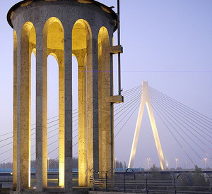 Pegelturm in Neuwied; Bild: Stadt Neuwied