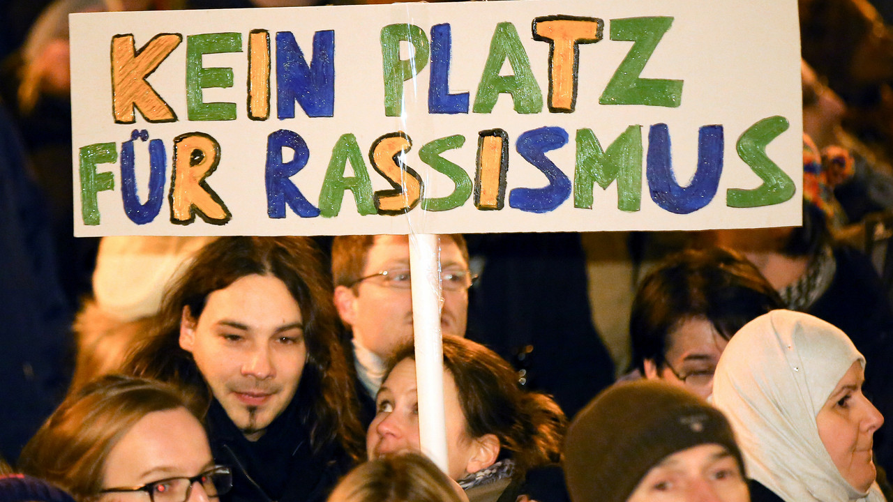 Demonstration gegen Rassismus; Foto: dpa