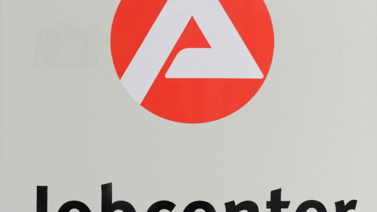 Logo zu Jobcenter mit Schriftzug; Bild: stk