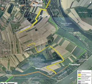 Luftaufnahme des Polders Mechtersheim; Bild: SGD Süd