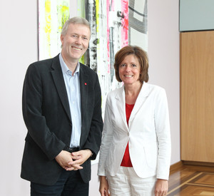 Ministerpräsidentin Malu Dreyer trifft ver.di-Landesbezirksleiter Michael Blug