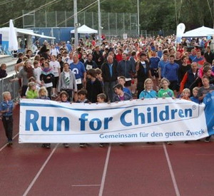 Aufnahme vom Benefizlauf „Run for Children"-2011 in Mainz; Bild: Internetseite „Run for Children"