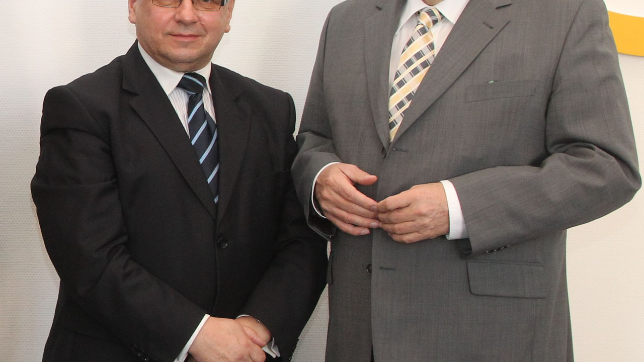 Marschal Sebesta und Ministerpräsident Beck; Bild: Sämmer