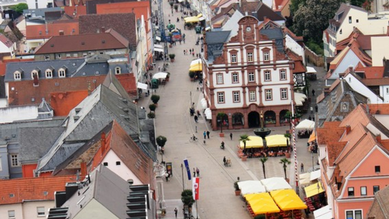 Blick auf die Innenstadt Speyers; Bild: RLP Tourismus