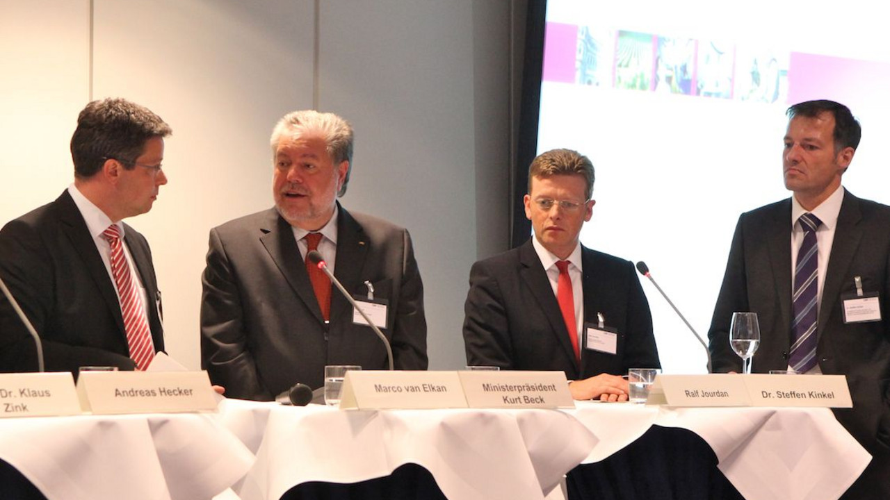 Diskussion bei der Zirp-Veranstaltung mit Ministerpräsident Beck; Bild: ZIRP / Sandra Hauer