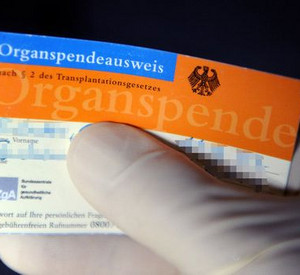 Organspendeausweis; Bild: rlp-Archiv