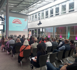 Ministerpräsidentin Malu Dreyer auf dem DGB Fachkräftekongress.