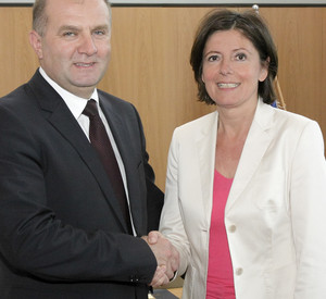 Andrzej Buła und Malu Dreyer; Bild: Henning Fox