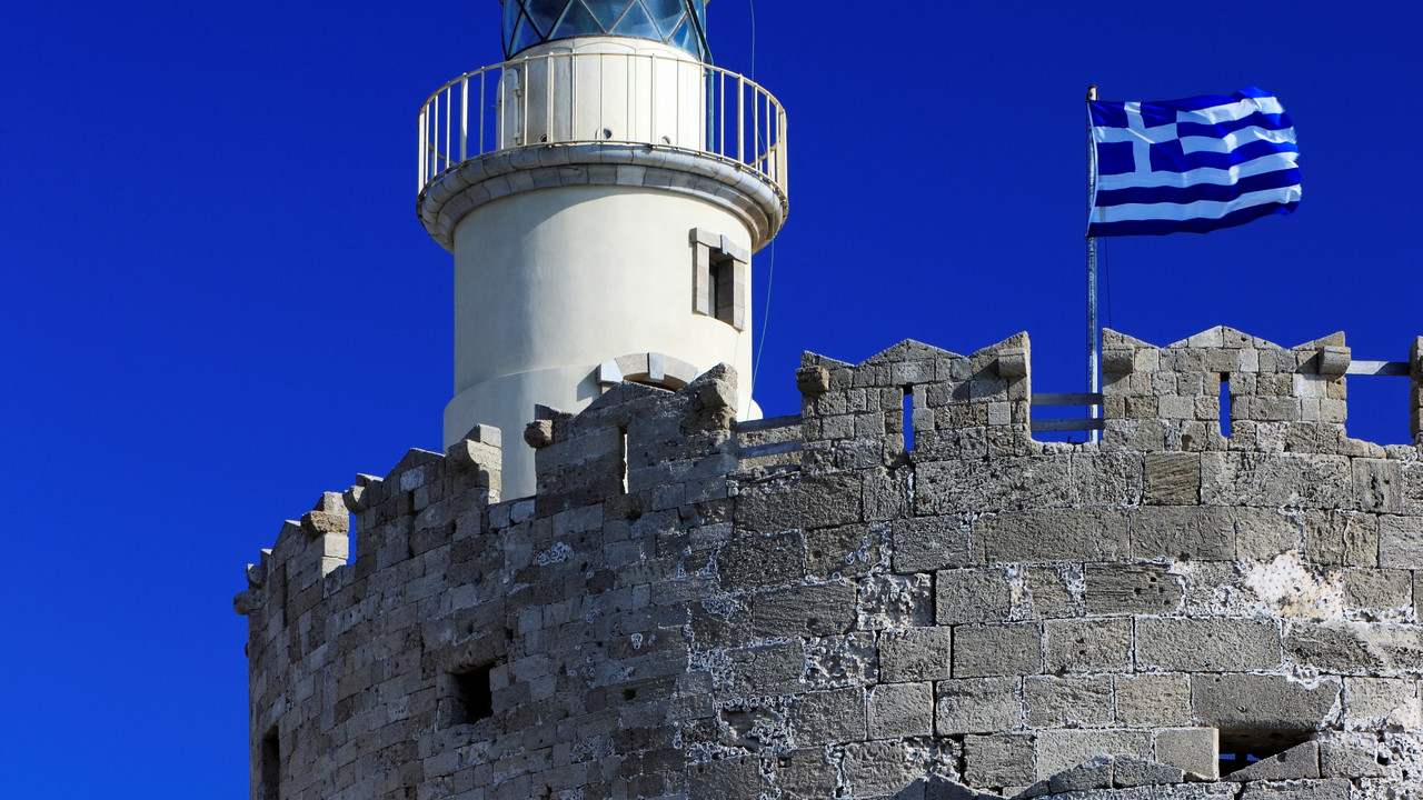 Festung Rhodos Stadt; Bild: dpa