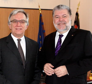 Edgar Wagner und Kurt Beck; Bild: Stk