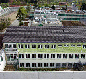 Blick auf die Gewahrsamseinrichtung für Ausreisepflichtige (GfA) Ingelheim; Bild: dpa