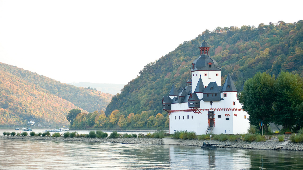 Die Burg Pfalzgrafenstein am Rhein